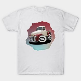 1949 Chevy 3100 Pickup Truck - Cartoon Style T-Shirt